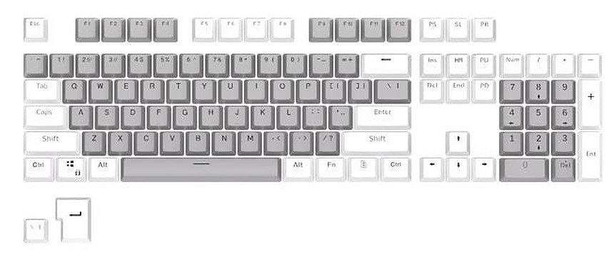 106 Doubleshot OEM PBT Keycaps (PBT2-13)