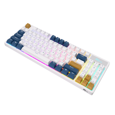 Royal Kludge RK89 Bežična Mehanička Tastatura Bela (Hot-swappable) (RK Klein Blue Lemon Prekidač)