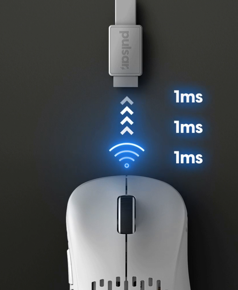 Pulsar Xlite Wireless v2 Mini Gaming Mouse - White