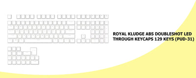 Royal Kludge ABS Doubleshot Led Through Keycaps 129 Keys (PUD-31)