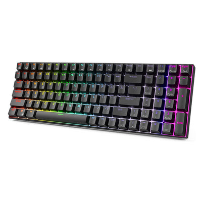 Royal Kludge RK100 Bežična Mehanička Tastatura Crna (Hot-swappable) (RK Braon Prekidač)