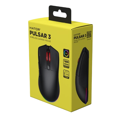 Hator Pulsar 3 wireless black