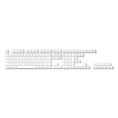 Keychron Double Shot KSA PBT Keycap Full Keycap Set Black on White