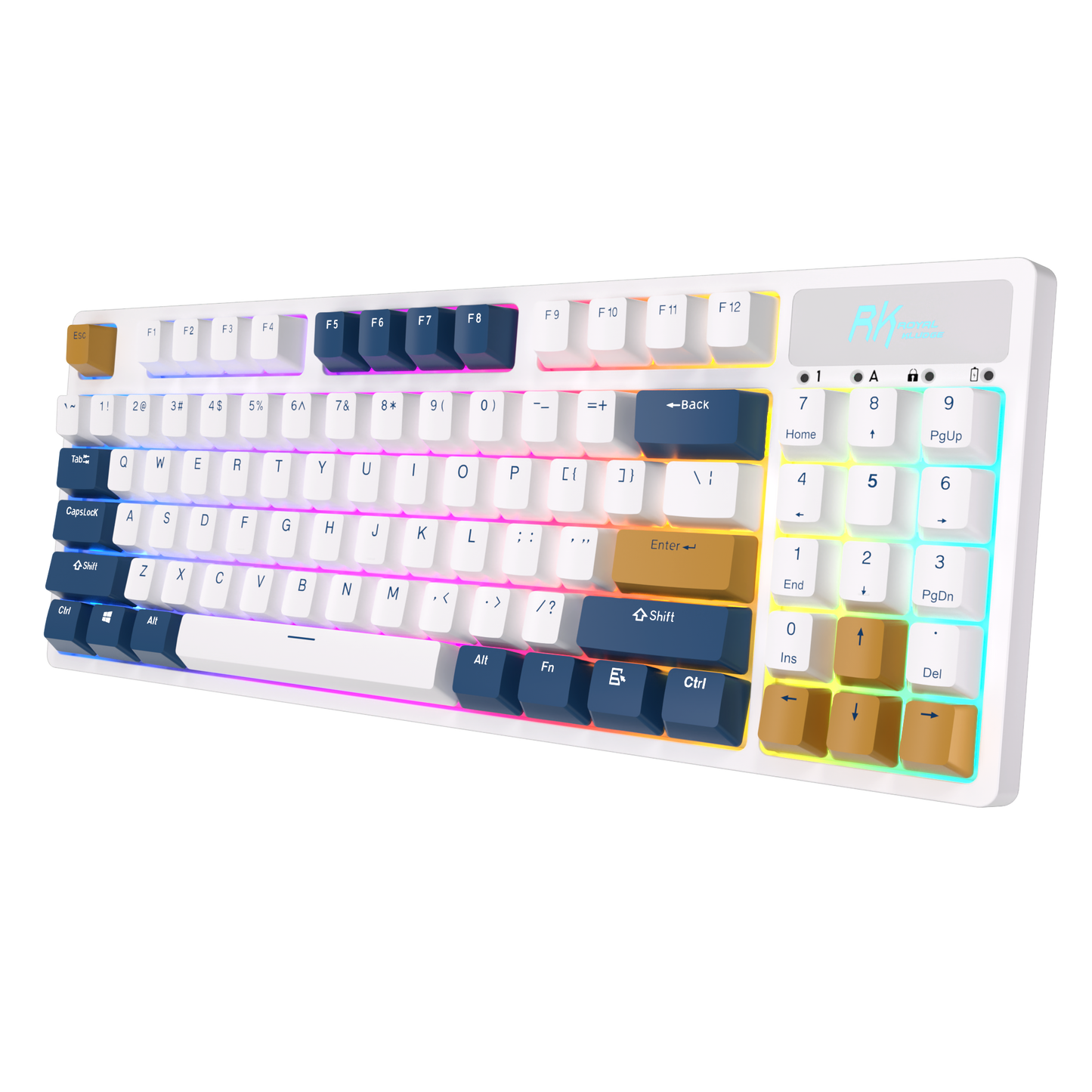 Royal Kludge RK89 Wireless Mehanička Tastatura White (Hot-swappable) (RK Red Switch)