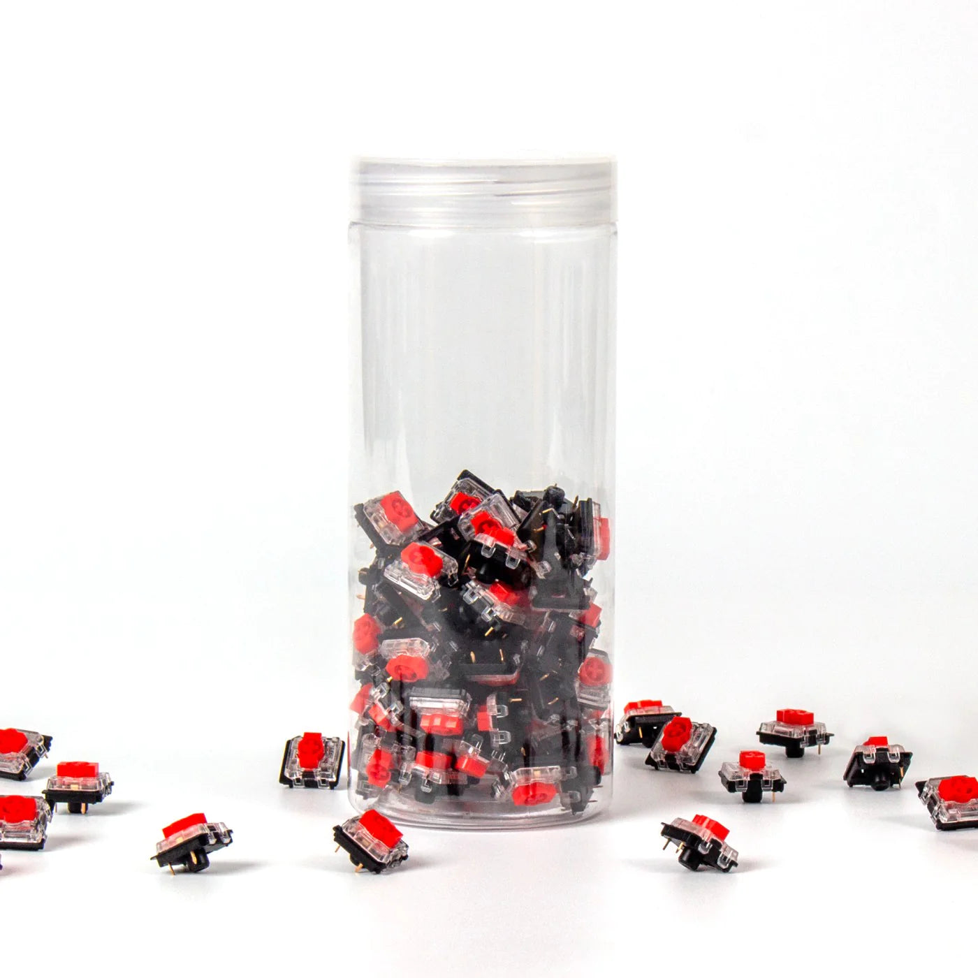 Gateron Ks-33 Low Profile 2.0 Mechanical Swich-Red (110 Swiches)