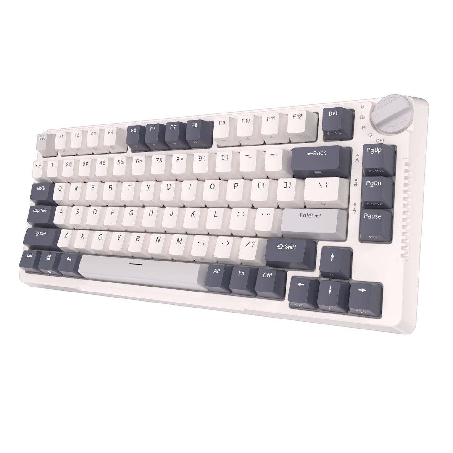 Royal Kludge RKH81 Wireless Mehanička Tastatura White (Hot-swappable) (RK Brown Switch)