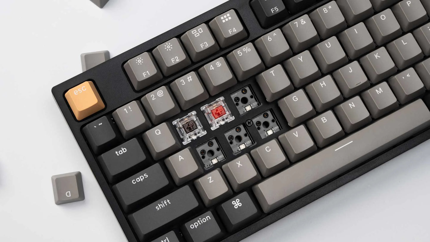 C1 Pro Swappable RGB Backlight Red Switch-Black