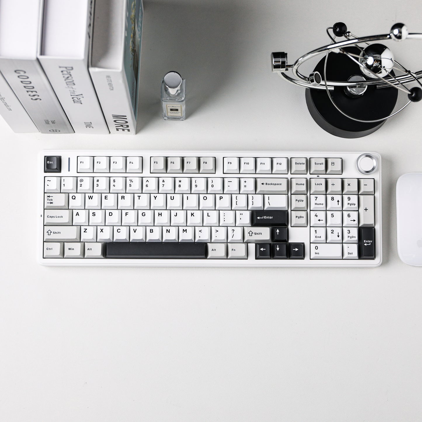 AULA F99 Pro White Black Grey Star Arrow Switch