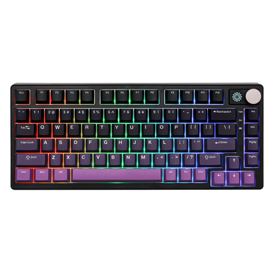 EPOMAKER HE75 Mag, Hot-Swap, RGB, Bežična, Gateron Magnetni Beli Prekidač, 8000 hz pooling