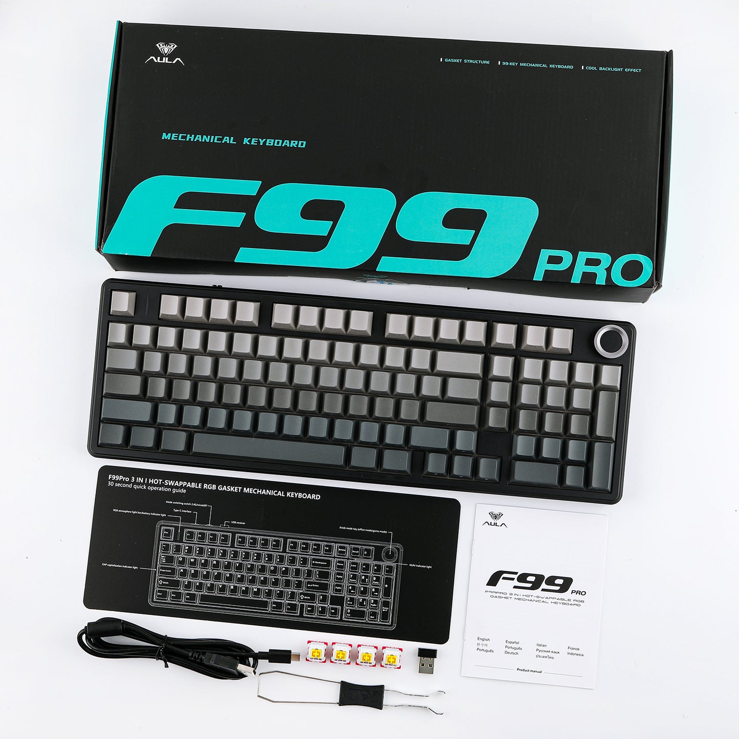 AULA F99 Pro Black SP Nimbus Switch V3
