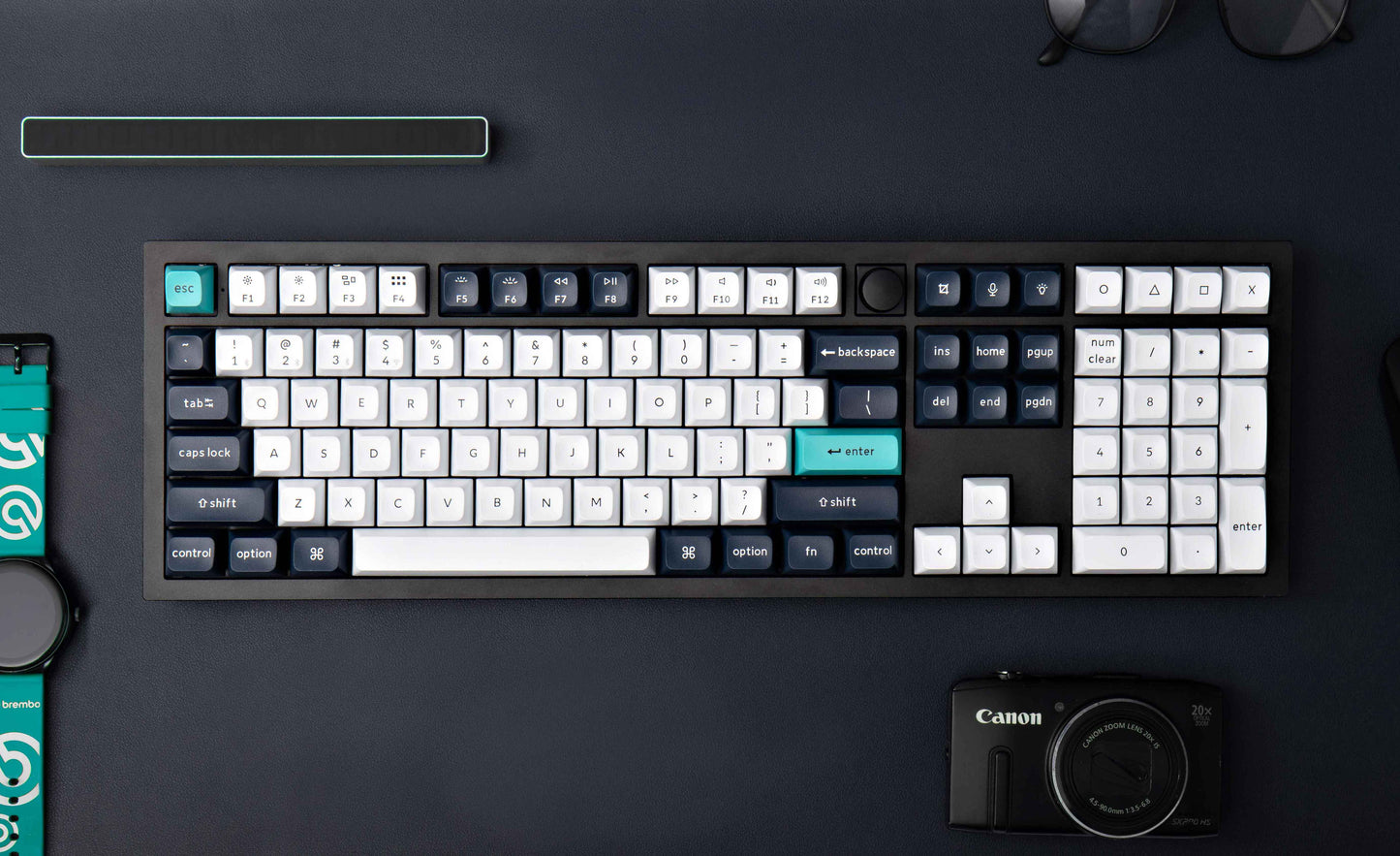 Keychron Q6 Max ANSI Carbon Black Full Assembled Knob Banana Switch RGB Hot-Swap Gateron Jupiter Wireless