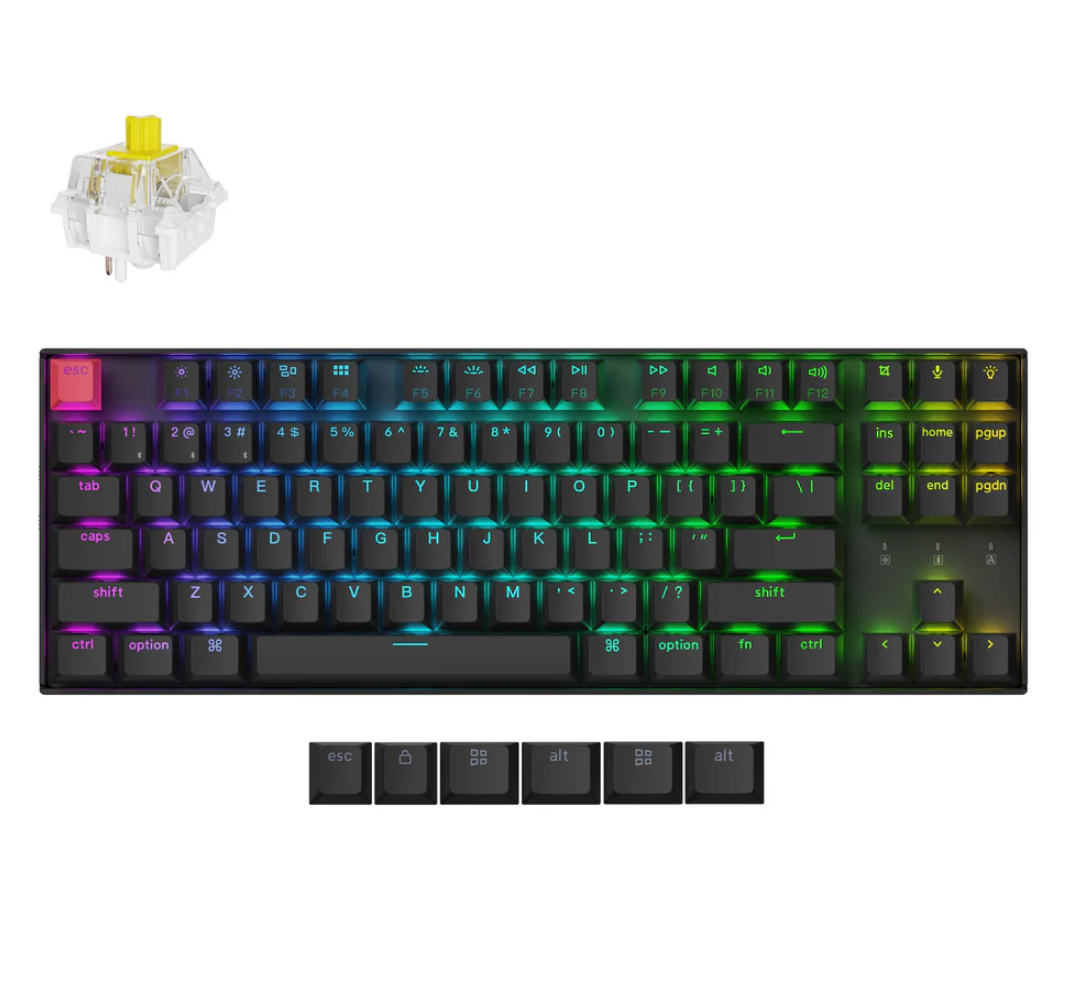 Keychron K8 QMK Wireless Mechanical Keyboard (Version 2) Banana