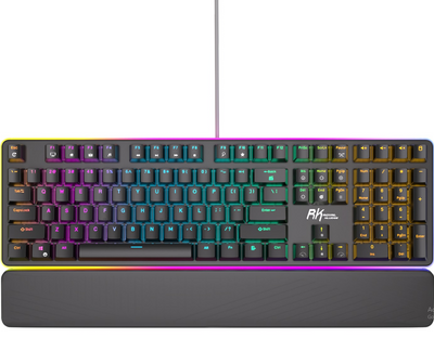 ROYAL KLUDGE RK918 Black RGB gejmerska tastatura sa Rgb underglow rasvetom Red Switch Crna tastatura