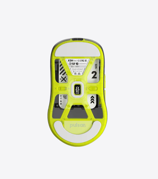 Pulsar X2-H High Hump Wireless Gaming Mouse Size 2 - Acid Rewind Edition