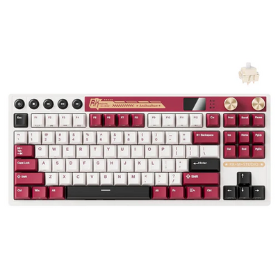 Royal Kludge RK M87 Famicom Tri-Mod RGB Hot-Swappable Mehanička Tastatura Braon Prekidač