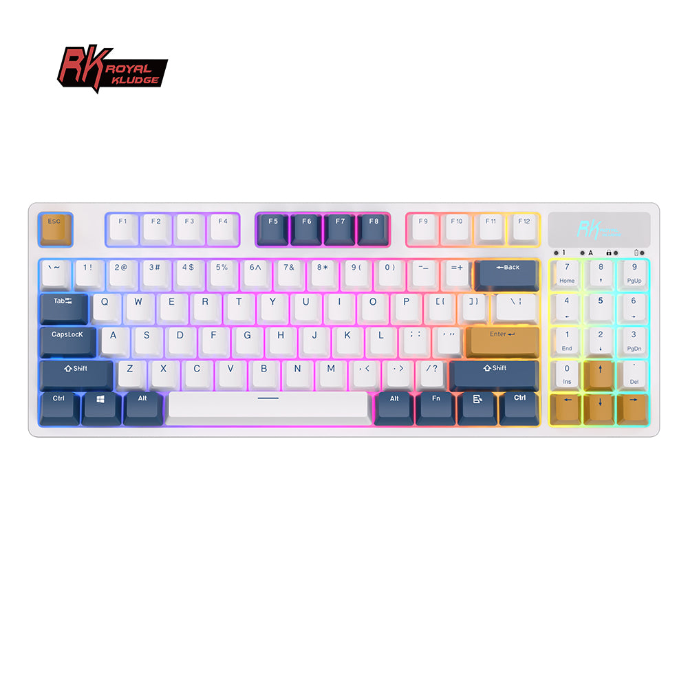 Royal Kludge RK89 Wireless Mehanička Tastatura White (Hot-swappable) (RK Red Switch)