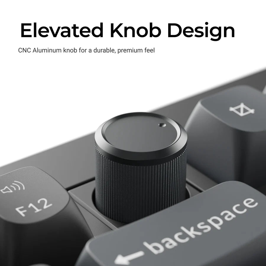 Keychron V3 Ultra 8K V3U-D3 Black / Wireless / Hot-swap / 8k Pooling Rate / Mechanical keyboard / RGB / Keychron Silk POM Switch - Brown