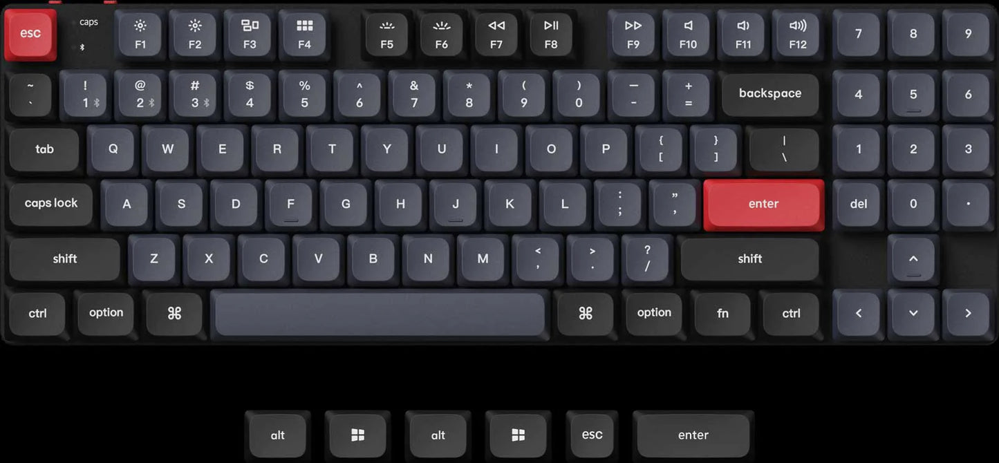 K13 Pro (White Backlight) (Gateron Red Swich)