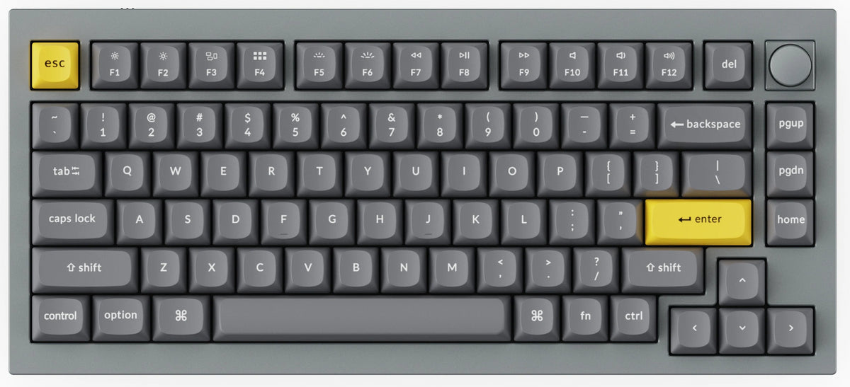 Double Shot PBT OSA Full Set Keycap Set Light and Dark Grey (141 Keycap)