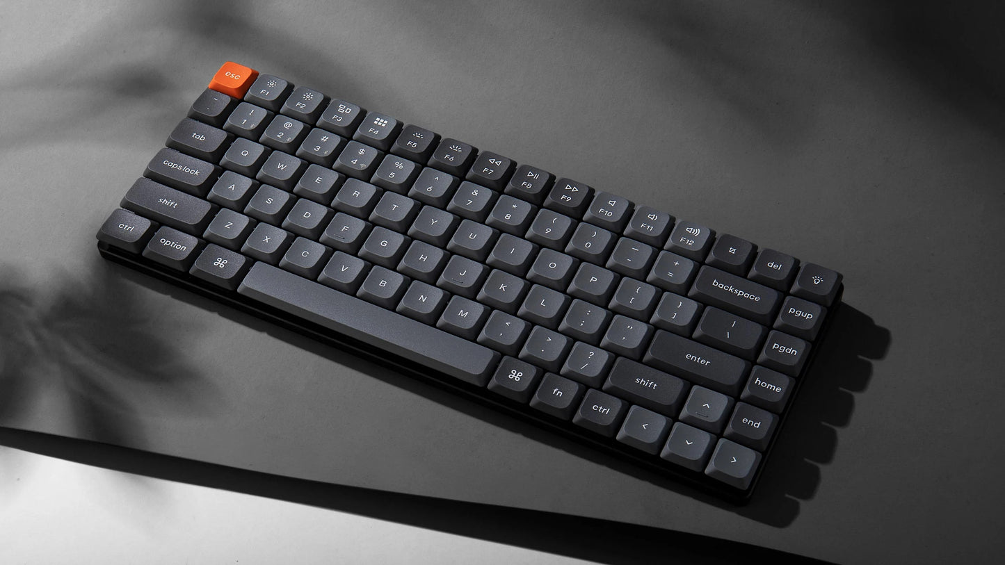 Keychron K3 MAX ANSI 75% layout 84 Key Full Assembled Brown Switch RGB Hot-Swap Gateron Mechanical Wireless Low Profile QMK Custom Keyboard
