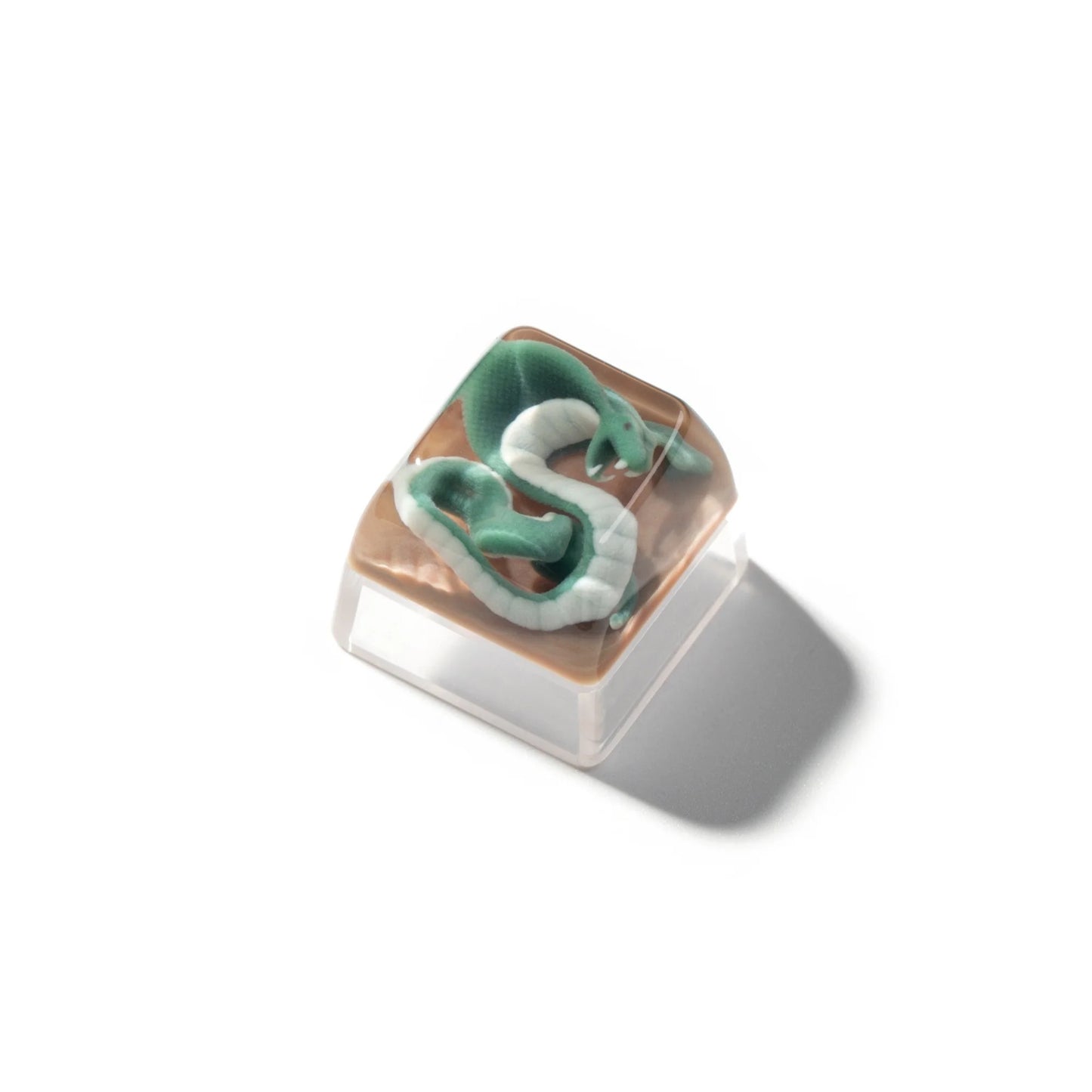 Magic Animal Resin Artisan Keycap-Green Snake