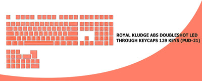 Royal Kludge ABS Doubleshot Led Through Keycaps 104 Keys (PUD-4)