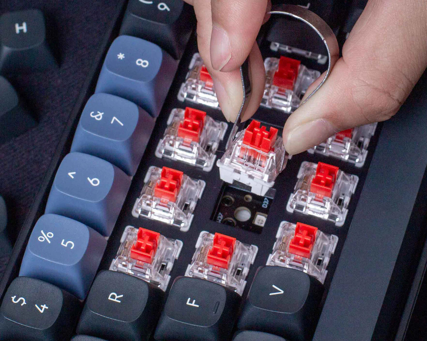Keychron K6 Pro ANSI 65% Layout Assembled-Brown Swich White Led Hot-Swap Gateron G pro Mechanical Wirless Normal Profile Keyboard