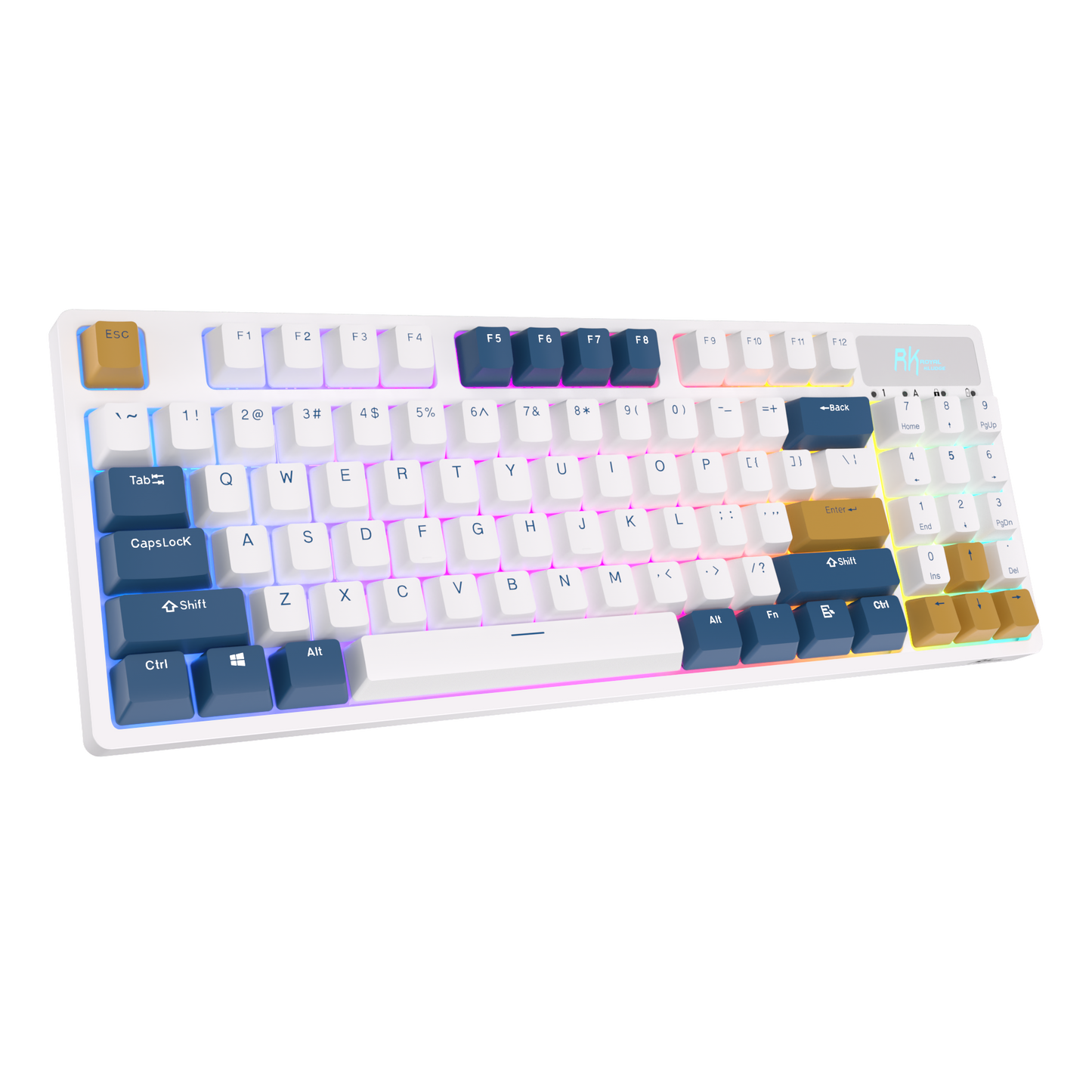 Royal Kludge RK89 Wireless Mehanička Tastatura White (Hot-swappable) (RK Red Switch)