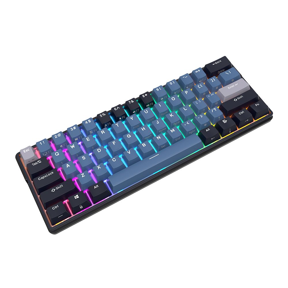 Royal Kludge RK61 Plus Wireless Mehanička Tastatura Black (Hot-swappable) (RK Indigo Brown Switch)