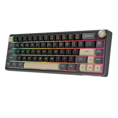 Royal Kludge RK R65 Žična Mehanička Gejmerska Tastatura, RGB, Hot Swap, Boja "Phantom" - Chartreuse Prekidač