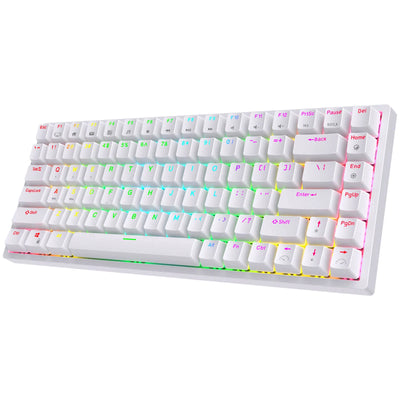 Royal Kludge RK84 Bežična Mehanička Tastatura Bela (Hot-swappable) (RK Crveni Prekidač)