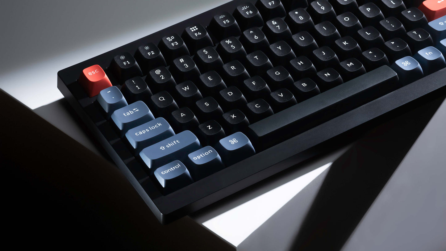 Keychron V1 QMK/VIA Mehanička Tastatura (Carbon Black) (Keychron K Pro Red Switch)