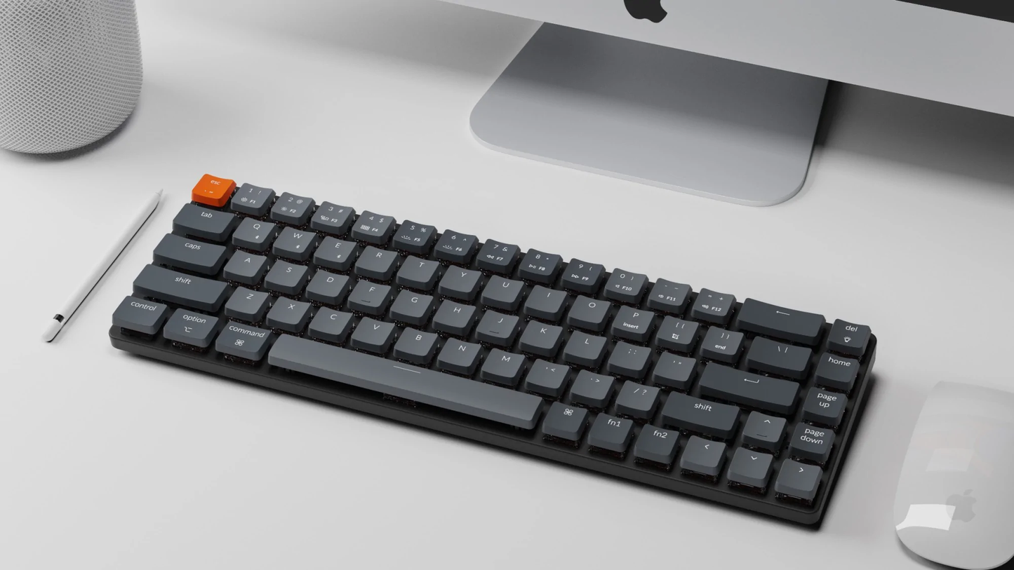 Keychron K7 Ultra-slim Wireless Mehanička Tastatura (Hot-swappable) (Gateron Brown Switch)