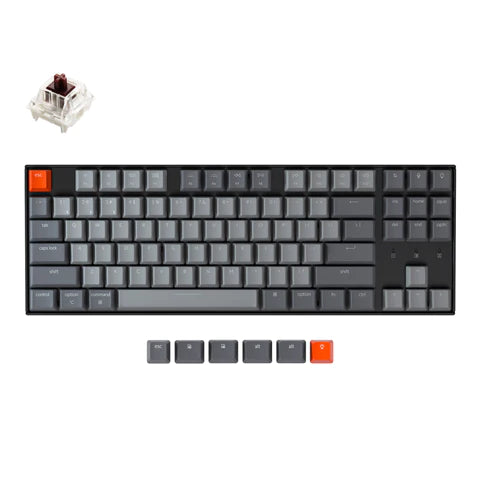 Keychron K8 Wireless Mehanička Tastatura (Aluminium Frame) (Gateron G Pro Brown Switch)