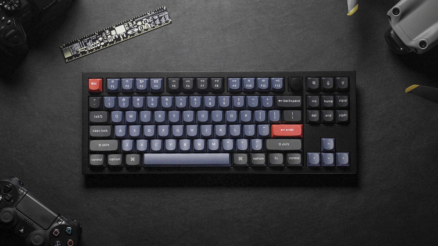 Keychron Q3 QMK Custom Mehanička Tastatura (Fully Assembled Knob Version) (Gateron Baby Kangaroo Switch)