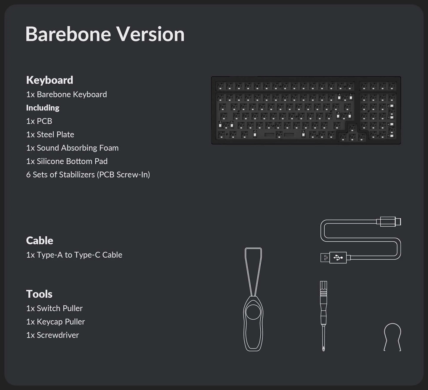 Keychron K4 Pro QMK/VIA Wireless Mehanička Tastatura (Barebone Version)