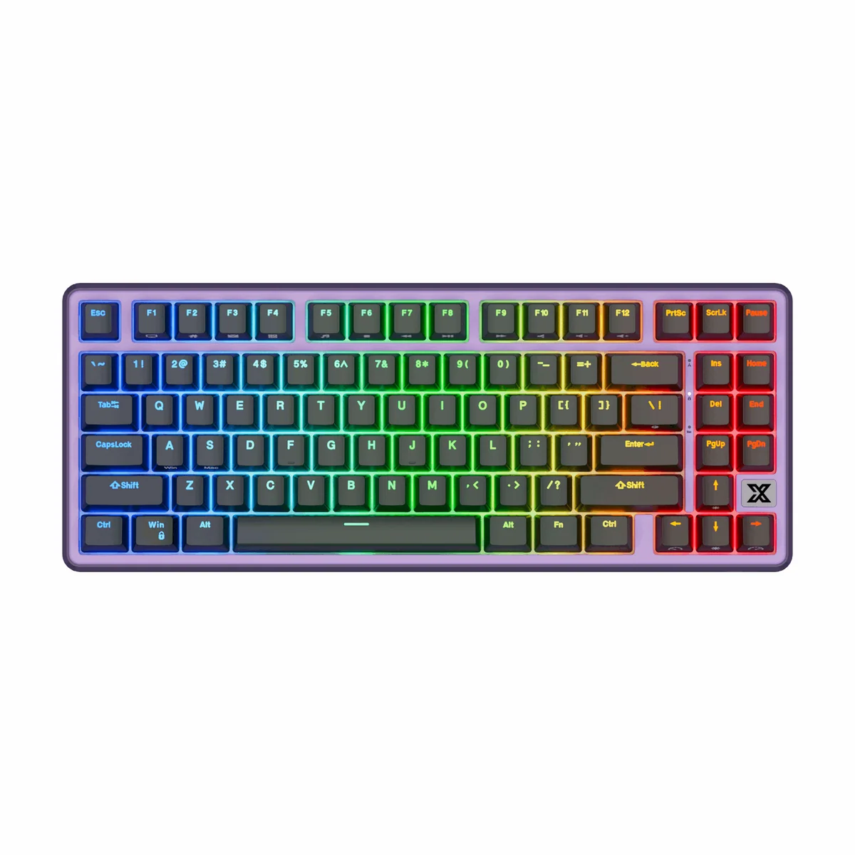 Royale Kludge RK X87 Blackberry Mousse / Wired / Mechanical Tactile Snowfall Switch / Hot-Swap