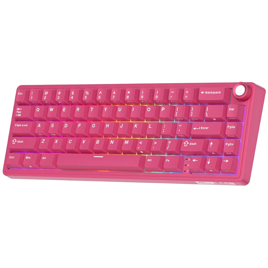 Royale Kludge R65 Berry Red / Wired / Mechanical Tactile Beige Switch / Hot-Swap / RGB
