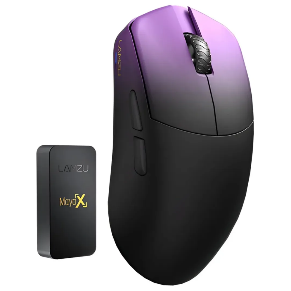 Lamza Maya X purple wireless gaming mouse
