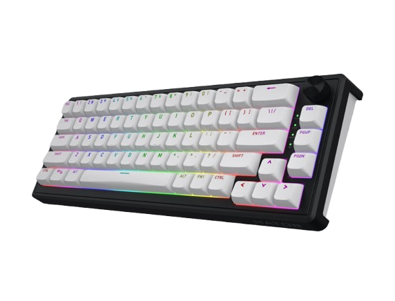 Hator Skyfall 65 wireless white Mechanical Keyboard Aurum Sterling switch(mechanical, linear)