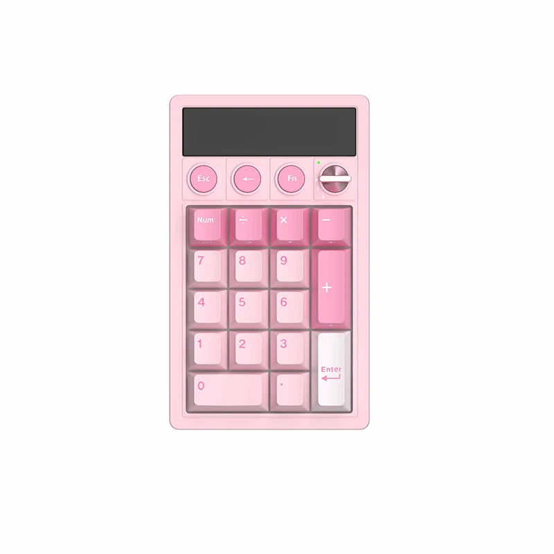 Royale Kludge M20 Pink Melody / Cream Mechanical Switch / Hot swap Pink Roza