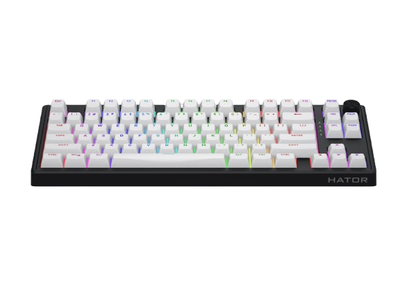 Hator Skyfall 80 wireless white Mechanical keyboard Aurum Lemon switch (mechanical, linear)