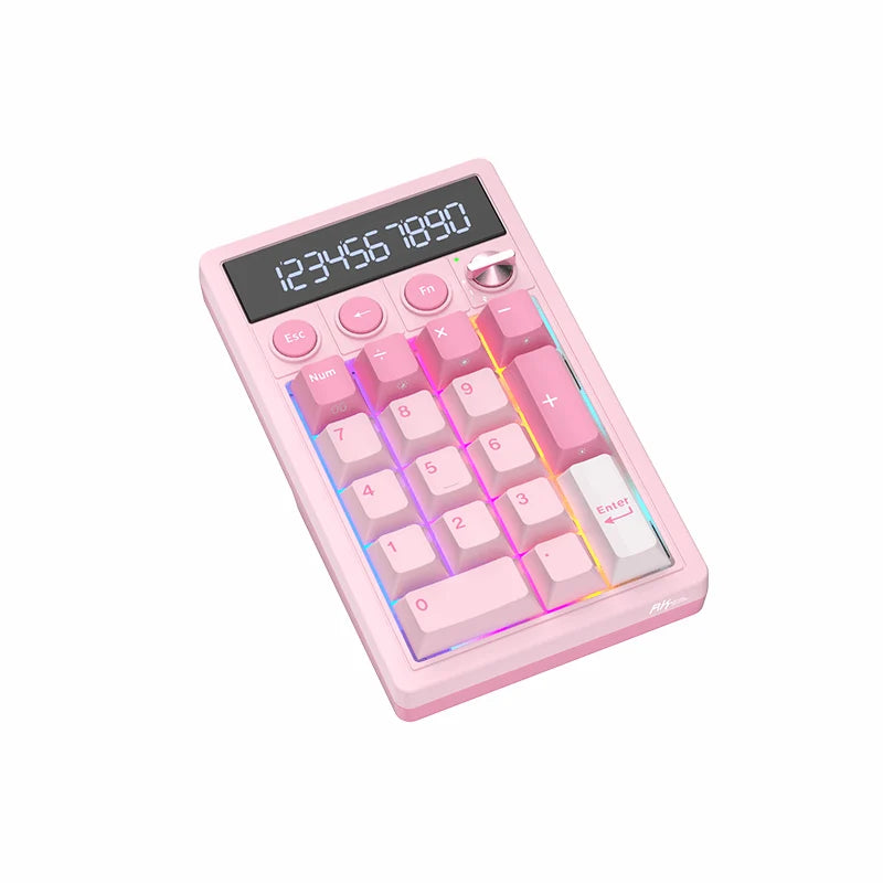Royale Kludge M20 Pink Melody / Cream Mechanical Switch / Hot swap Pink Roza