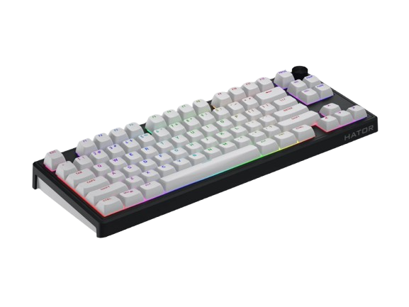 Hator Skyfall 80 wireless white Mechanical keyboard Aurum Lemon switch (mechanical, linear)