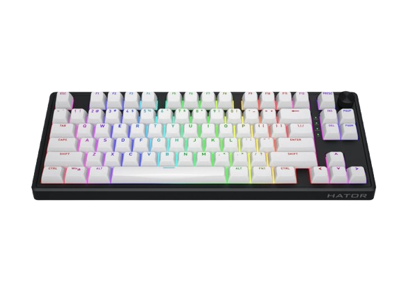 Hator Skyfall 80 wireless white Mechanical keyboard Aurum Lemon switch (mechanical, linear)