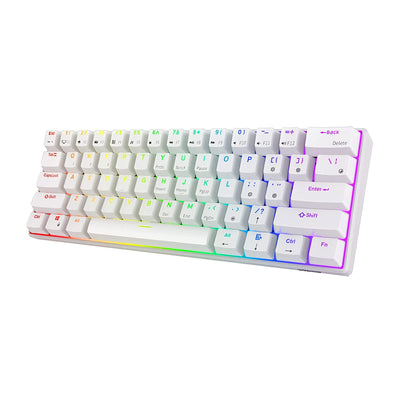 Royal Kludge RK61 Wireless Mehanička Tastatura White (Hot-swappable) (RK Red Switch)