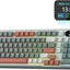 RK S98 ROYAL KLUDGE Smart Display & Knob Camping (Chartreuse Switch) Wireless Mechanical Keyboard