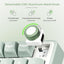 RK ROYAL KLUDGE R98 Pro Sky Cyan Wired Mechanical Keyboard, 96% RGB Backlit, Volume Knob, Hot Swappable, Cream Switch