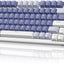 RK ROYAL KLUDGE M75 Displej i Točkić, RGB Pozadinsko Osvetljenje, Hot-Swap, Boja "Fantom", Braon Prekidač