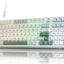 RK ROYAL KLUDGE R98 Pro Sky Cyan Wired Mechanical Keyboard, 96% RGB Backlit, Volume Knob, Hot Swappable, Beige Switch